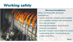 Electrical safety training course - screenshot 1