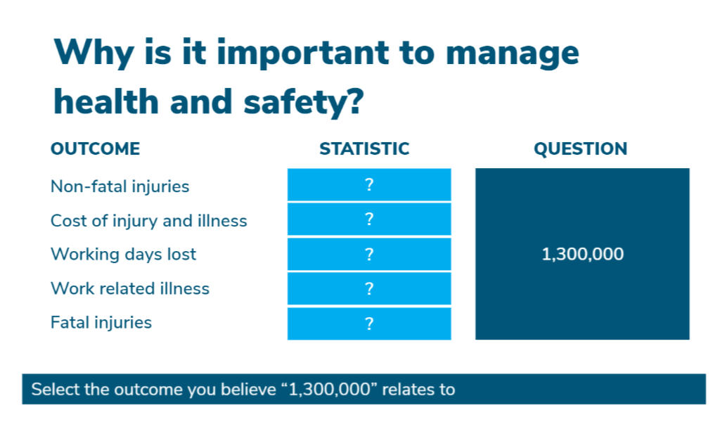 Health and safety induction training course - screenshot 1