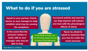 Stress awareness for managers course - screenshot 3