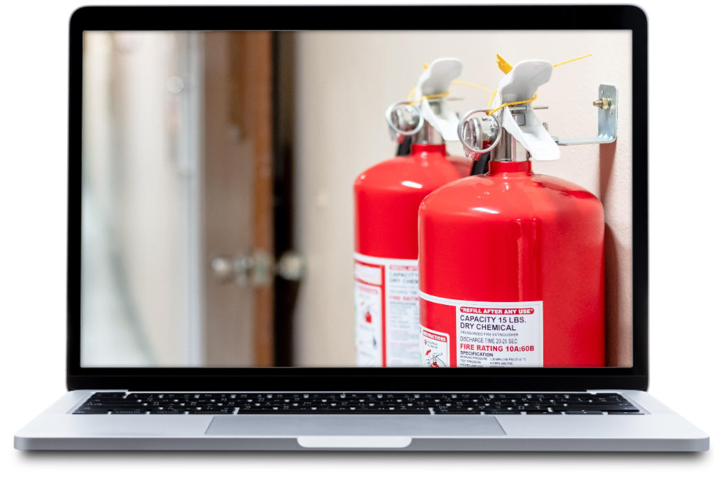 Fire Marshal Training eLearning Course - laptop image