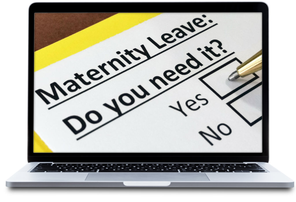 Maternity Leave Risk Assessment Tool - Laptop Image