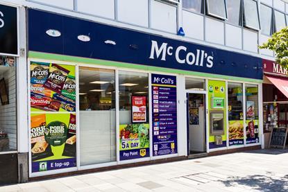 A photo of the McColls store in Plymouth