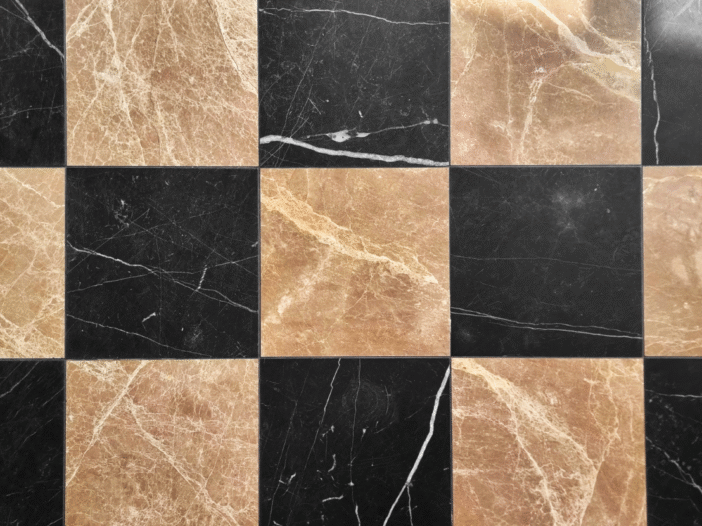 Asbestos floor tiles