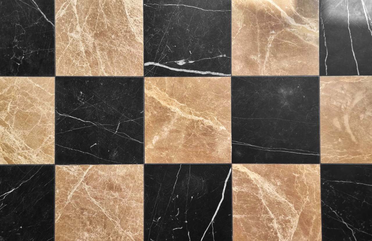 Asbestos floor tiles